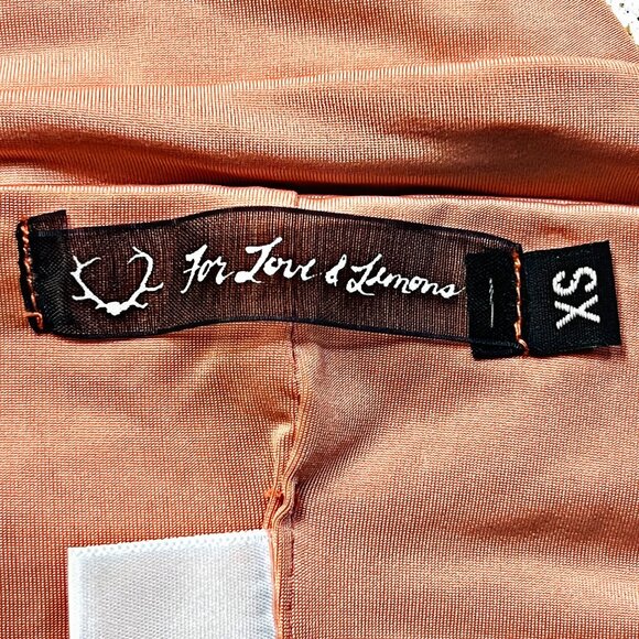 For Love & Lemons Seamless Bralette Top Cropped Bra Spaghetti Adjustable Strap - Picture 10 of 10